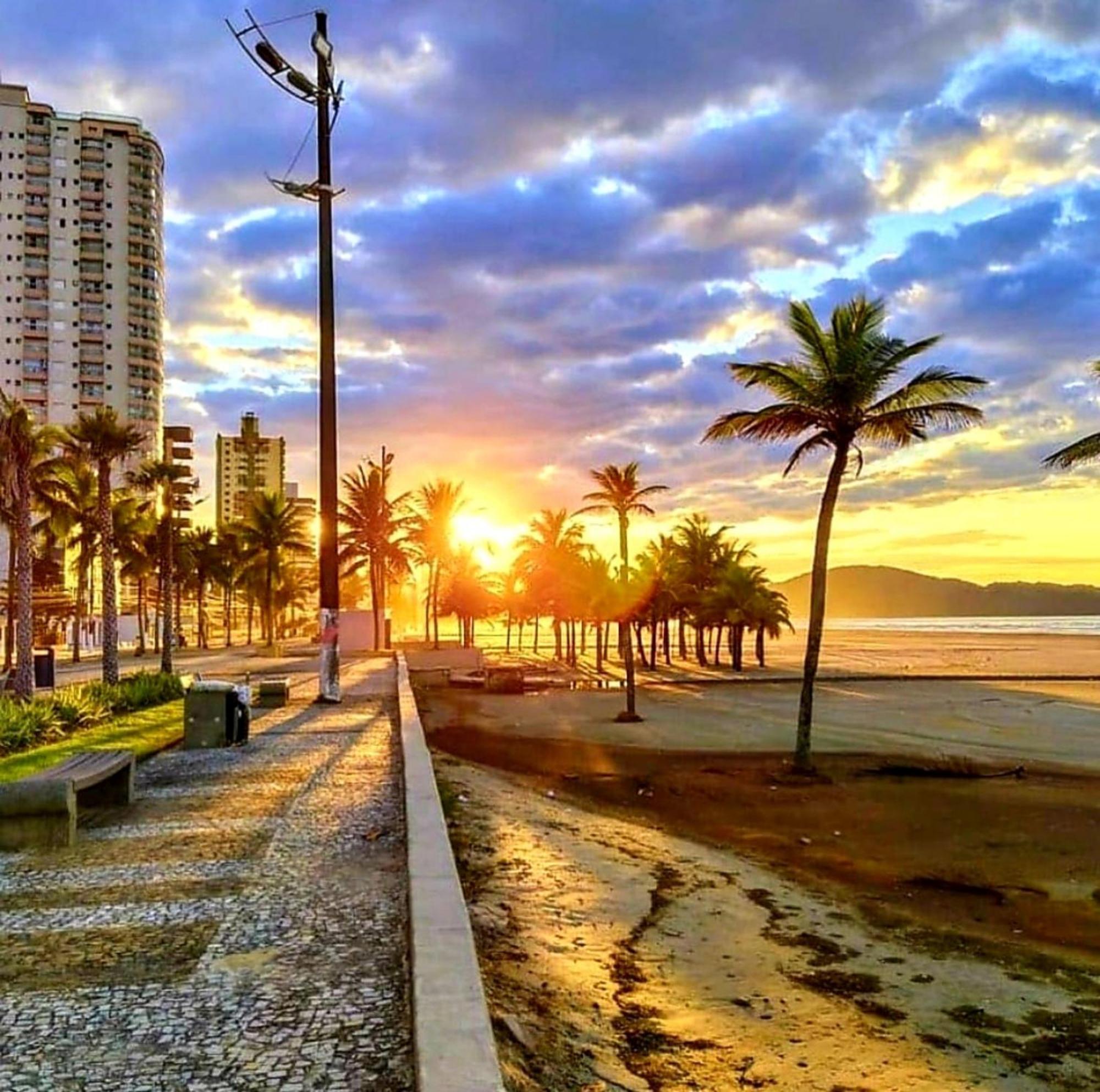 Requinte E Sofisticacao Apartment Praia Grande  Luaran gambar