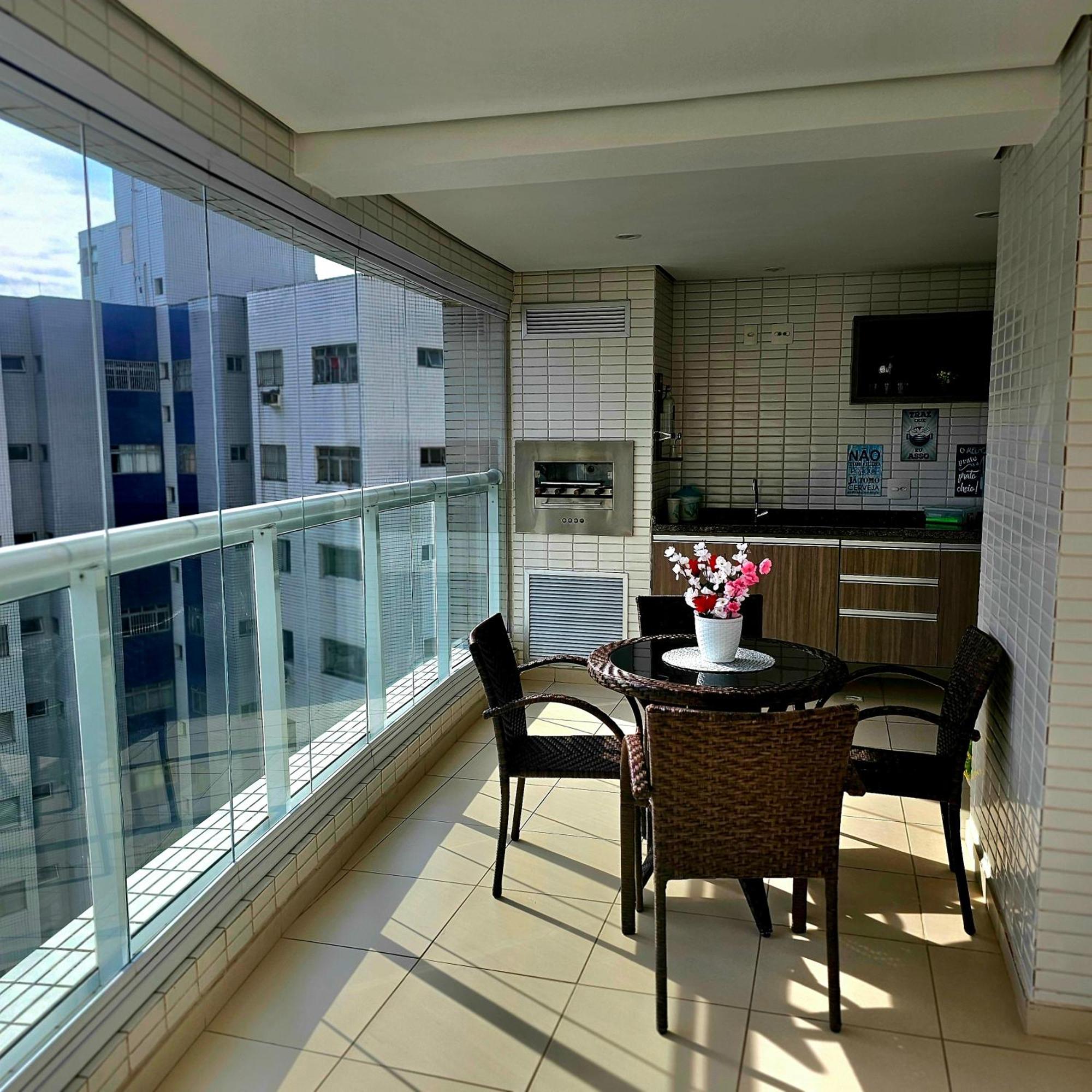Requinte E Sofisticacao Apartment Praia Grande  Luaran gambar