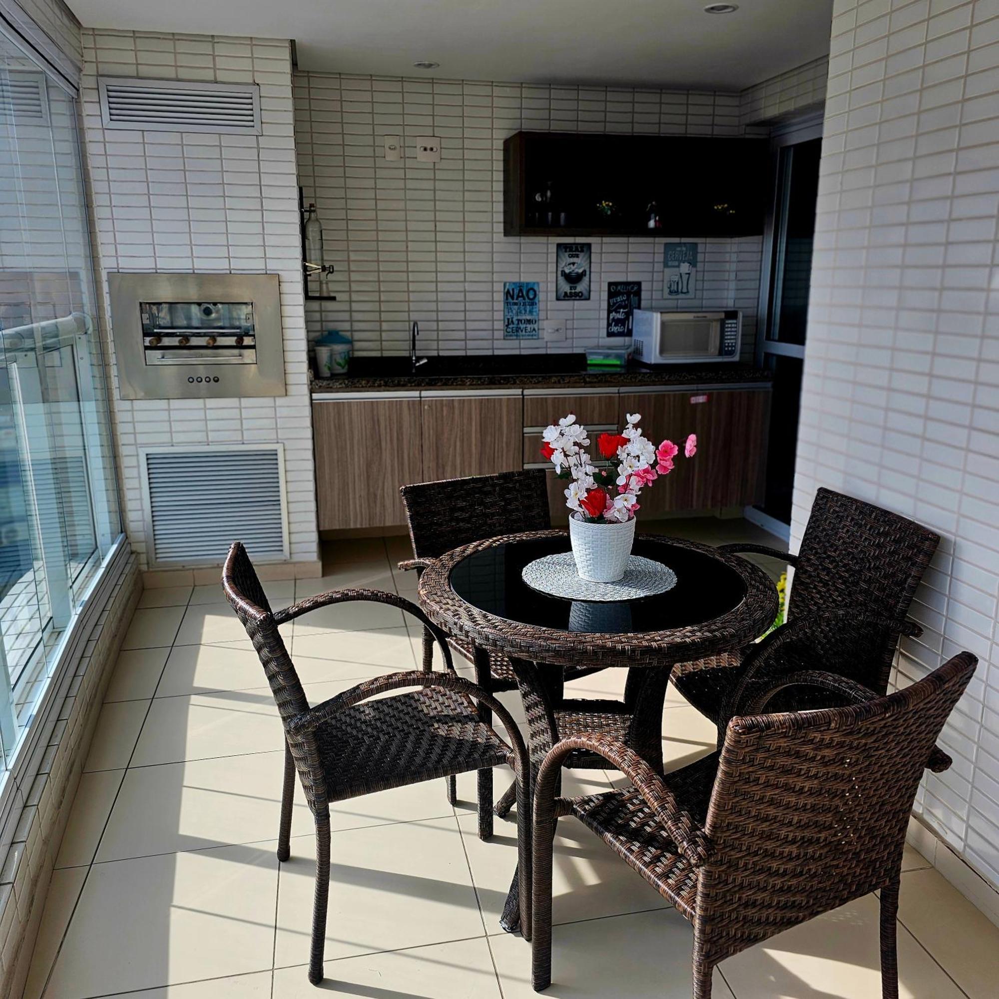 Requinte E Sofisticacao Apartment Praia Grande  Luaran gambar