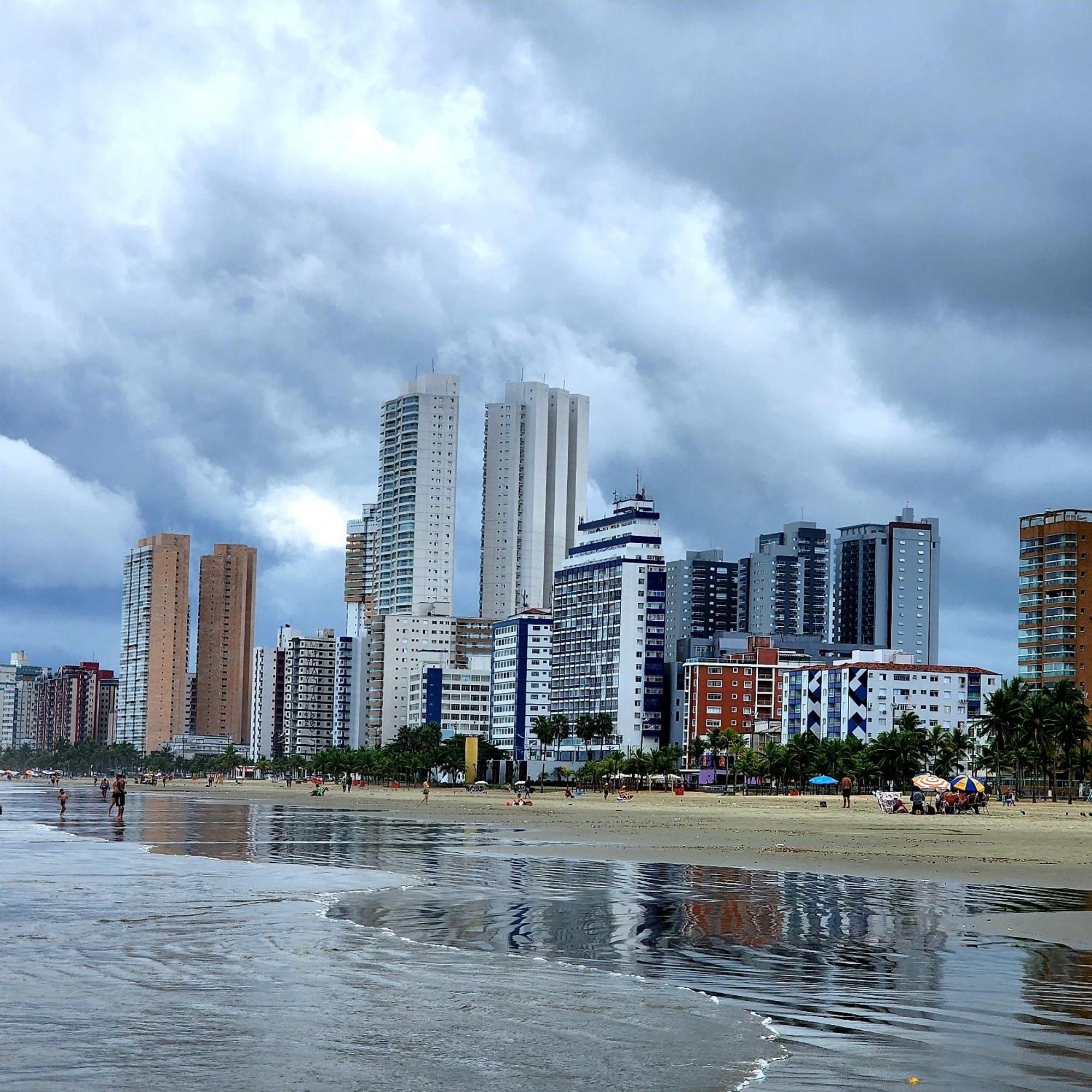Requinte E Sofisticacao Apartment Praia Grande  Luaran gambar